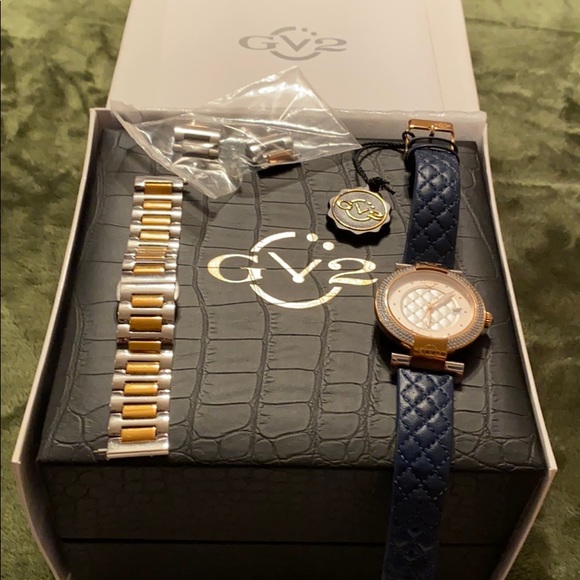 Ladies GB2 Berletta rose/silver two tone watch main image 4